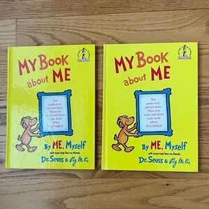 2 Vintage New Dr. Seuss My Book About Me